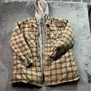 Vintage Riggs Workwear by Wrangler Denim Jacket, Men's XL, Tan